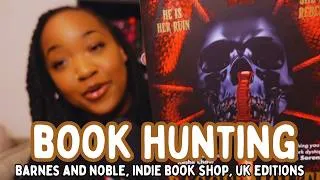 Thumbnail: Mini-bookish vlog, book hunt at barnes & noble + shopping with indies | Black Booktube is Reading