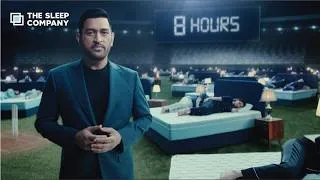 Thumbnail: MS Dhoni Chooses The Sleep Company | 8 Hours Of Peaceful Sleep With SmartGRID Technology
