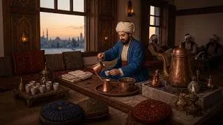 Thumbnail: A Quiet Day in an Ottoman Coffeehouse, 1650 | Calm History for Sleep