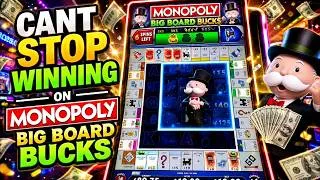 Thumbnail: CANT STOP WINNING ON MONOPOLY BIG BOARD BUCKS SLOT!