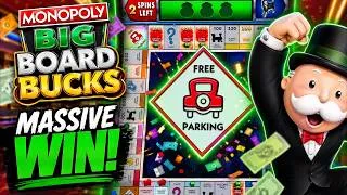 Thumbnail: BIG WINS ON MONOPOLY BIG BOARD BUCKS SLOT! GOT THE RARE FREE PARKING!