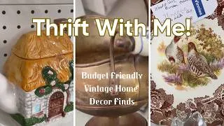 Thumbnail: Thrift With Me | Budget Home Decor Finds (Slow Living Style)