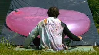 Thumbnail: Taking an 8ft Giant Water Balloon to the Chops - The Slow Mo Guys