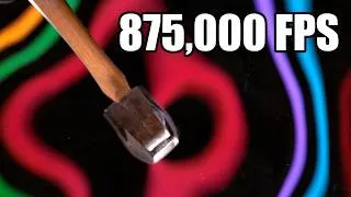 Thumbnail: Does a Mirror Bend Before it Breaks? Yes. - The Slow Mo Guys