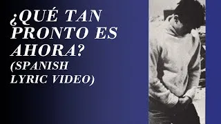 Thumbnail: The Smiths - How Soon Is Now? (Official Spanish Lyric Video)