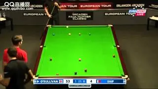 Thumbnail: Ronnie O'Sullivan vs Ahmed Saif 2013 ET4 Paul Hunter Classic