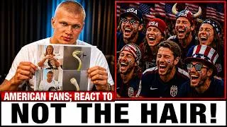 Thumbnail: American Fans; React To The FUNNIEST Memes About Haaland's New Haircut