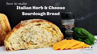 Thumbnail: How to make Italian Herb and Cheese Sourdough bread