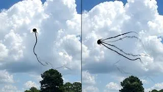 Thumbnail: Mysterious Long-Tailed UFO Filmed Flying Above Alabama