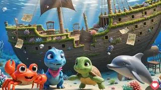 Thumbnail: Dino, Crab & Tiny: An Expedition to a Shipwrecked Pirate and the Treasure Inside