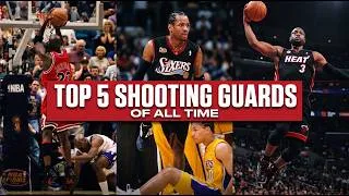 Thumbnail: The TOP 5 Shooting Guards of All Time! #nba #michaeljordan #kobebryant