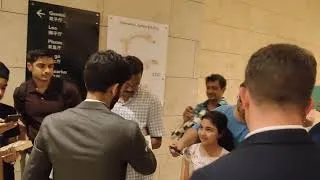 Thumbnail: Fans Swarm Gukesh For Autographs! 👑 Historic #WorldChessChampionship Moment vs Ding Liren