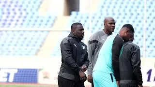 Thumbnail: Ivory Coast head coach Fae picks out Olunga as the man that can stab their World Cup hope