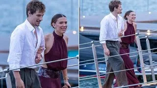 Thumbnail: Millie Bobby Brown stuns in a backless dress for dinner with husband Jake Bongiovi in Lake Como