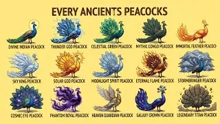 Thumbnail: Every Ancient Peacock | Divine, Mythical & Legendary Peacocks | Fantasy Bird Collection