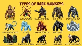 Thumbnail: Types of Rare Monkeys in the World | Amazing & Unique Species