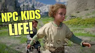 Thumbnail: Do NPC Kids Have a Real Routine in Crimson Desert? Following NPC Kids - A Day in the Life of NPC Kid
