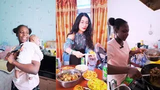 Thumbnail: Maria cooks delicious food for friends who come to visit her and her baby!🍼