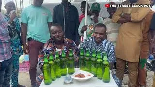 Thumbnail: Able Bodied men at the bus stop contest in a drinking competition for huge cash prize