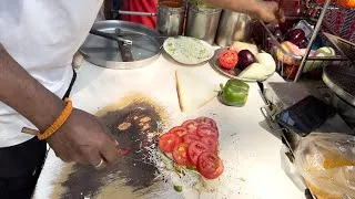 Thumbnail: VEG CHEESE SANDWICH | TRIPLE LAYERED | INDIAN STREET FOOD | @ Rs 160/-