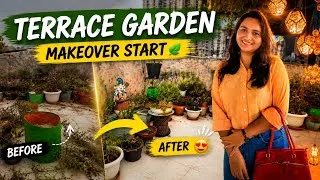Thumbnail: Terrace Garden Ko Thoda Thoda Theek Karna Shuru 🌿 | Real Garden Makeover Journey