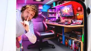 Thumbnail: I Built a Secret Gaming Van to Hide from my BOSS!