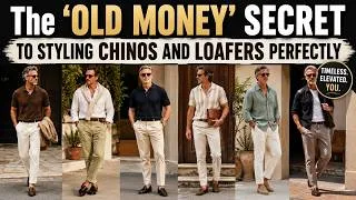 Thumbnail: The 'Old Money' Secret to Styling Chinos and Loafers Perfectly
