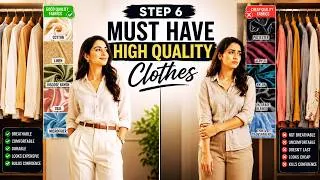 Thumbnail: How to Choose Better Clothes | The Fabric Guide For Capsule Wardrobe Series - 7 | #fabrics