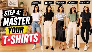 Thumbnail: T-Shirt Styling Hacks Every Capsule Wardrobe Needs - (Series - 5)