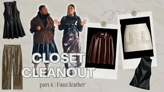 Thumbnail: Epic Closet Cleanout: Episode 4 - Faux Leather Focus!