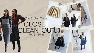 Thumbnail: THE STYLING TWINS : CLOSET CLEAN-OUT Series Episode 03 : SKIRTS