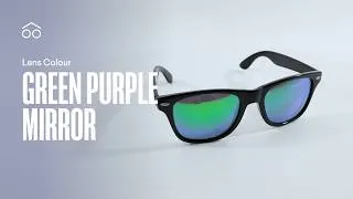 Thumbnail: Green Purple Mirror | Sunglass Lens Colour | The Sunglass Fix