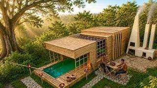 Thumbnail: 2 Men Built a Luxury Bamboo House With Private Pool Wild Wine in the Jungle [Full Build]