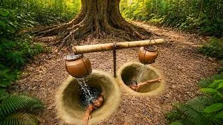 Thumbnail: Build Tunnel Private Underground Hidden Two Water Slide To Tunnel Pools , Real Life