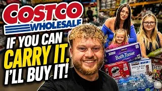 Thumbnail: IF YOU CAN CARRY IT, I’LL BUY IT! Costco Challenge