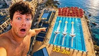 Thumbnail: I Challenged Olympic Swimmers to a 33m Sprint