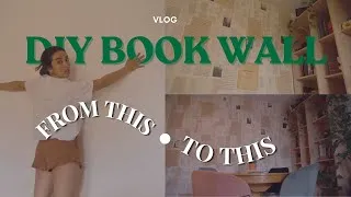 Thumbnail: a typical vlog + diy book wallpaper