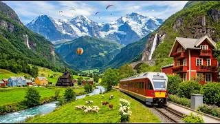 Thumbnail: The Most Beautiful High Elevation Train in Europe || Flam Railway in Norway