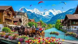 Thumbnail: Peaceful Sunset Walk in Interlaken Switzerland 🇨🇭 Top Tourist Destination