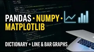 Thumbnail: Master Pandas, NumPy & Matplotlib in One Video | Python Data Handling & Graphs Explained 🚀