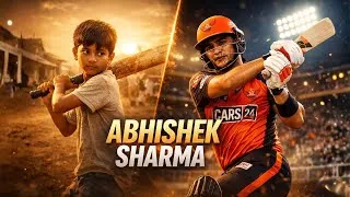 Thumbnail: Abhishek Sharma: India’s Next Big Opener? 🏏 | Life Story, IPL Wealth & Struggles