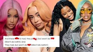 Thumbnail: ‼️Ice Spice WHACKS Cardi B and Cardi BEGS for sympathy for millions spent on Aha video. Caresha remi