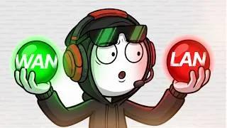 Thumbnail: LAN vs WAN  Everything Explained in Under 5 Minutes