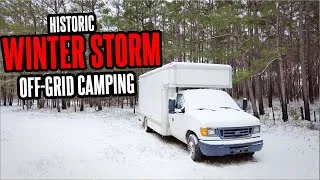 Thumbnail: Winter Storm Camping in a Uhaul