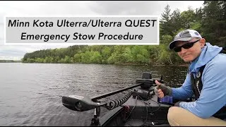Thumbnail: Minn Kota Ulterra Emergency Stow Procedure