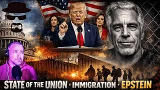 Thumbnail: I Debated a MAGA Voter on SOTU + Epstein Files… It Got Real (With IT Goatee Brad)