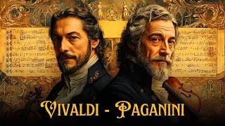 Thumbnail: Vivaldi & Paganini 🎻 The Four Seasons, La Campanella ✨ Focus & Brain Power Music