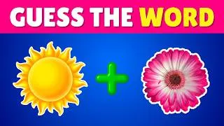 Thumbnail: Guess the Word by Emoji 🤔 | 20 Compound Words Quiz for Kids | English Vocabulary Game