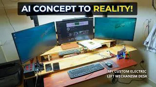 Thumbnail: I Built a Custom Desk PC from Scratch