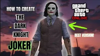 Thumbnail: *NEW 2024* How to create the DARK KNIGHT JOKER in GTA online!!
